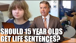 SHOULD 15 YEAR OLDS GET LIFE IN PRISON Criminal Lawyer Reacts to Carly Greggs Life Sentence [upl. by Bilac]