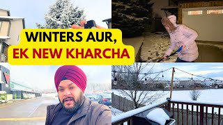 NEW EXPENSE DUE TO WINTERS IN CANADA  ISKE BINA KAAM NAHI CHLEGA  DAILY VLOGS GURSAHIB JASMINE [upl. by Lehar849]