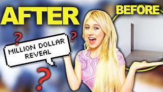 BIG REVEAL Elliana Walmsley Crazy ROOM Makeover 😲😲  Hollywire [upl. by Annawal]