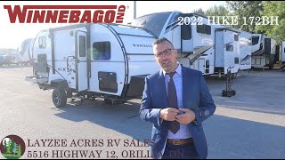 2022 Winnebago Hike 172BH  Layzee Acres RV Sales [upl. by Talyah]