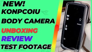 KONPCOIU 1080p MINI BODY CAMERA REVIEW 83123 [upl. by Haianeb]