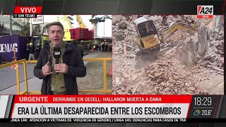 🚨APARECIÓ EL CUERPO DE DANA ENTRE LOS ESCOMBROS DE VILLA GESELL [upl. by Jamieson]