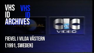 VHS ID Archives CIC Video 1991 Sweden [upl. by Fidel412]