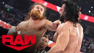 Sami Zayn vs Drew McIntyre Raw highlights Jan 29 2024 [upl. by Yemar]