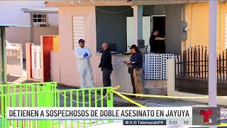 Operativo termina con el arresto de sospechosos de doble asesinato en Jayuya [upl. by Ridglee497]