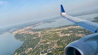 Amazing clear morning takeoff out of Madison  United Airlines  Embraer ERJ175 [upl. by Perzan388]