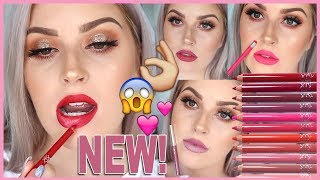 LIP LINER SWATCH VIDEO 😍💄xoBeauty Smooth On Lip Pencil [upl. by Licha]