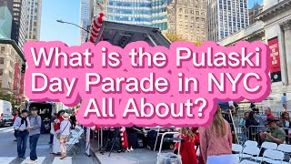 What is the Pulaski Day Parade in NYC All About Part 2 Recorded Portion of the Event 4K 60 FPS [upl. by Nalliuq461]