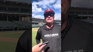 Dave Van Horn Sees More Athletic Razorback Team in Fall Practice [upl. by Annel]