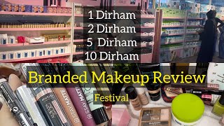 1 Dirham Branded Makeup Honest Review  Ajman Festival  Fake or Real [upl. by Annel284]