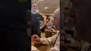 Pregnant waitress receives 1300 tip for Christmas [upl. by Cedar]