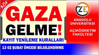 AÖF Bahar Dönemi Ders Seçimi Harç Ödeme Alttan Üstten Ders Alma Nasıl Yapılır [upl. by Tenrag]