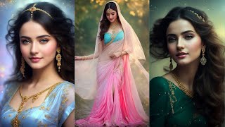 4k AI indian beauty lookbook part 6  ai art  ai lookbook19 aibeauty [upl. by Lathrop]