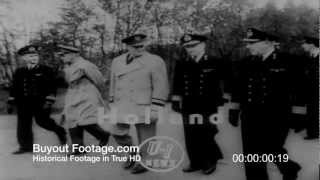 HD Stock Footage Eisenhower Reviews Dutch Troops 1951 Newsreel [upl. by Aveline]