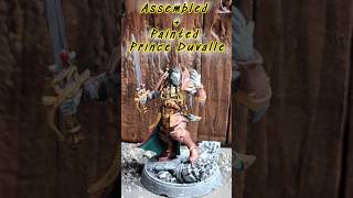 Assembled  Painted Prince Duvalle Soulblight Gravelords Warhammer Age of Sigmar mini warhammer [upl. by Ayotna684]