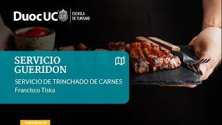 Servicio Gueridon  Servicio de trinchado de carnes [upl. by Ros275]