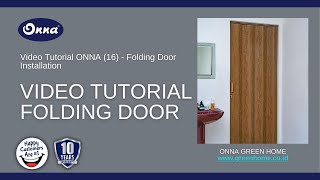 Video Tutorial ONNA 17  Folding Door [upl. by Ylek]