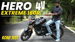 2023 Hero Xtreme Xtreme 160 4V Road Test  Level up [upl. by Ainevuol232]