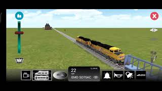 BNSF train derailment train sim [upl. by Jermaine]