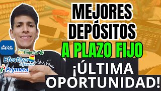 Mejores Depósitos a plazo fijo 2023 en Perú  ¿Cómo elegir un deposito a plazo fijo [upl. by Annayehc530]