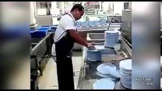 FULL Watch the worlds fastest dishwasher in action [upl. by Babita]