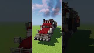 Working Minecraft Survival Truck  Create Trackwork [upl. by Kcirdneked948]