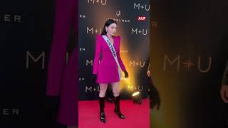 Desfile de REINAS Miss Universe Paraguay USA en la alfombra para la presentación de la corona alf [upl. by Dur]