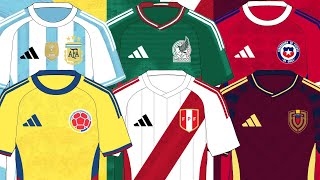 ADIDAS LISTA para el 2025  FILTRADAS las PRÓXIMAS CAMISETAS de ARGENTINA MÉXICO COLOMBIA etc [upl. by Elery]