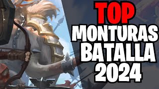 Top Monturas de Batalla 2024 en Albion Online  Guia de Monturas de Batalla [upl. by Essy]