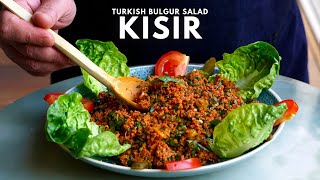 How Authentic KISIR is made a classic Turkish Bulgur Salad [upl. by Arretal]