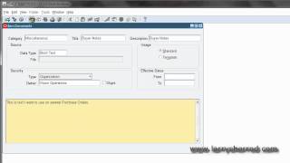 Document Catalog Oracle Applications Training [upl. by Nodnarb]