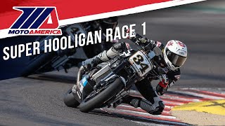 Mission Super Hooligan Race 1 at Laguna Seca 2024  FULL RACE  MotoAmerica [upl. by Oisacin]