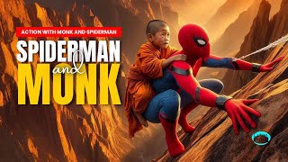 Action Unfolds 🕷️ Spiderman amp Monk Reveal Secrets in Epic City Chase 🏙️💨 spiderman [upl. by Haeel]