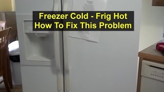 Freezer building ice refrigerator is warm how to repair this problem  VOTD [upl. by Oloapnaig]