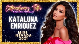 Kataluna Enriquez Interview PinayAmerican becomes first Trans Woman EVER to compete in Miss USA [upl. by Anihsak]