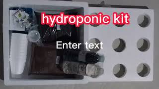 HYDROPONICS SET KIT pinedadiyworks [upl. by Yorled]