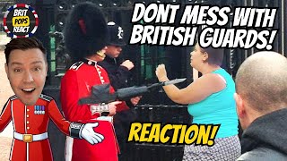 Brit Reacts to Royal Guards and its priceless [upl. by Atauqal]