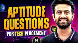 Aptitude interview questions for Tech Placements  Tech Placement Interviews [upl. by Kimball]