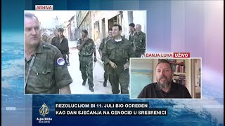 Bursać Bit i Vučićevog i Dodikovog režima je negiranje genocida u Srebrenici [upl. by Regnig588]