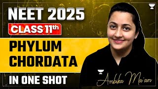 NEET 2025 Phylum Chorddata  Complete Chapter  Ambika Sharma [upl. by Karel]