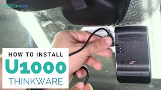 How to Install Thinkware U1000 Premium 4K Ultra HD Dash Camera [upl. by Mohr]