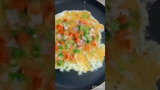 egg omelette omelette food recipe egg shortfeed shorts [upl. by Queena]