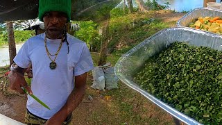 Cooking Callaloo Soup and expressing myself [upl. by Ahsiekyt927]