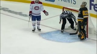 Jesse Ylönen gets to keep the puck on his first NHL goal [upl. by Elissa775]