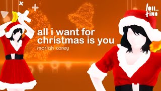 Just Dance 2025 All I Want For Christmas by Mariah Carey  Fanmade [upl. by Yadahs]