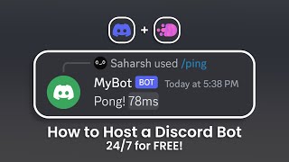 FREE Host your Discord Bot for 247 within 5 Minutes [upl. by Aubry]