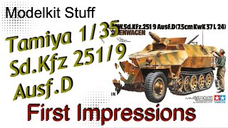 First impressions Tamiya Sdkfz 2519 AusfD Kanonenwagen [upl. by Rudwik221]