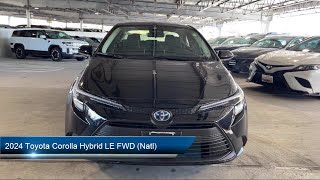 2024 Toyota Corolla Hybrid LE FWD Natl [upl. by Grover]