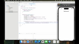 Creating a Custom Welcome Label in UIKit iOS Development Tutorial [upl. by Latif]