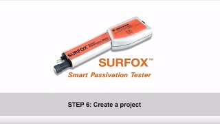 06SURFOX Passivation Tester Tutorial How to create a new project [upl. by Tito]